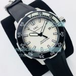 IWS Factory Replica IWC Aquatimer 2000 White Dial Black Rubber Strap Watch